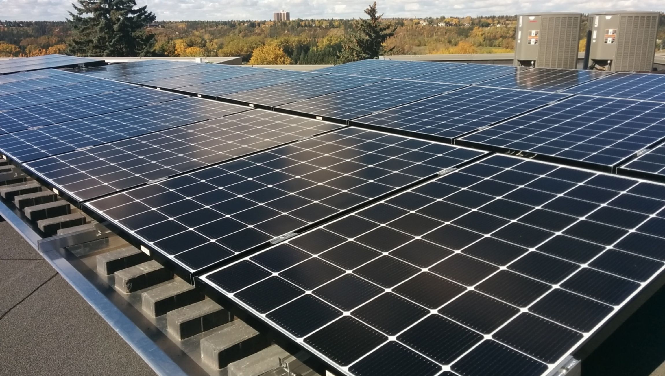 Roof-top solar often provides the lowest cost per wall of installed
