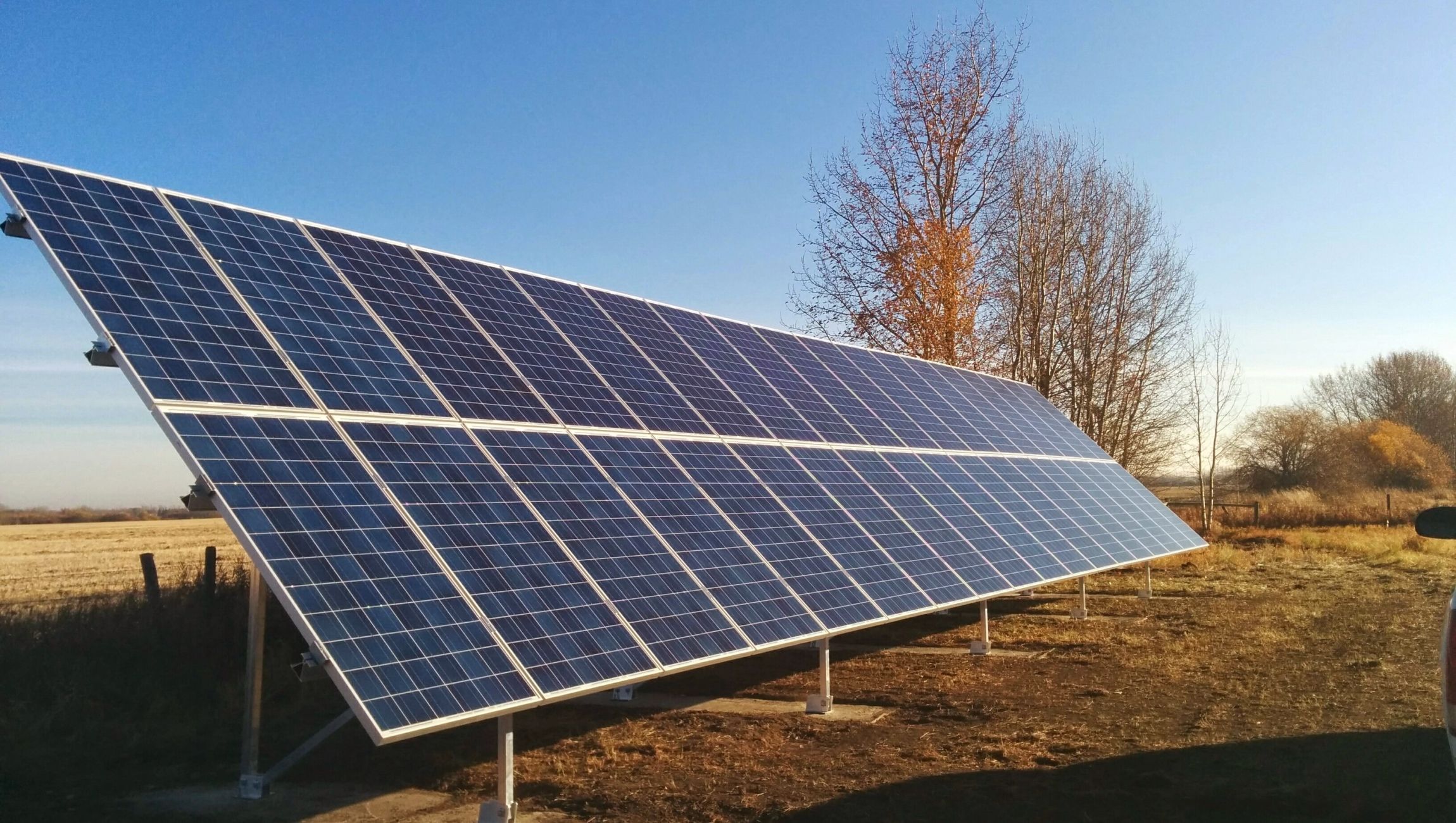 We are Installers of ground-mounted solar power systems.